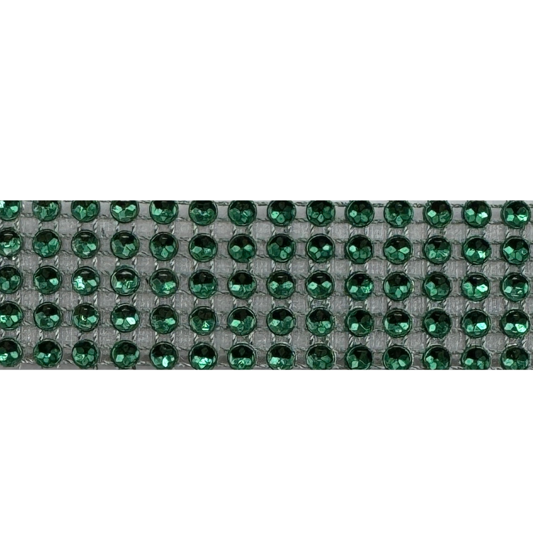 Emerald Crystal Bling Interchangeable Visor Band