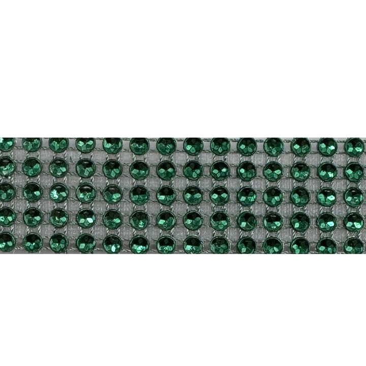 Emerald Crystal Bling Interchangeable Visor Band