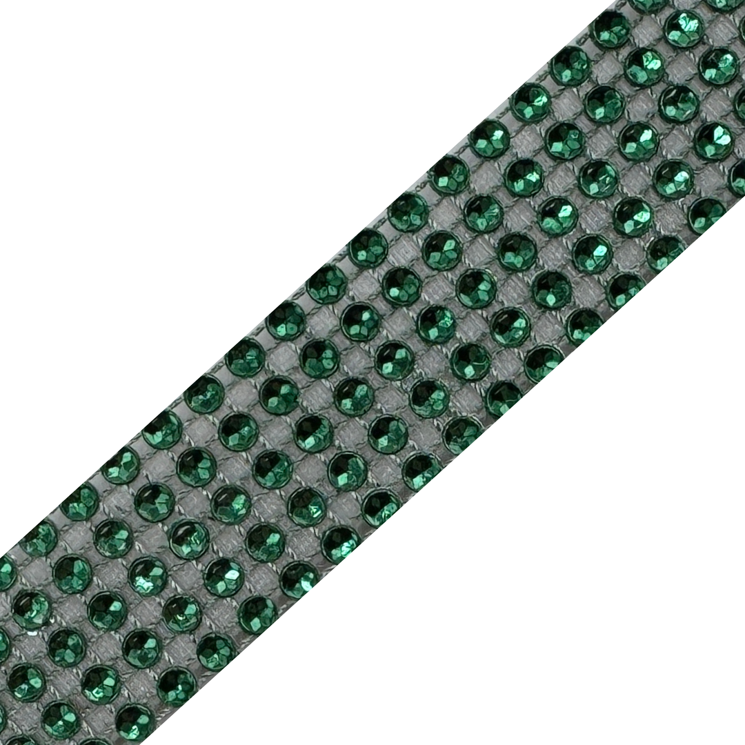Emerald Crystal Bling Interchangeable Visor Band