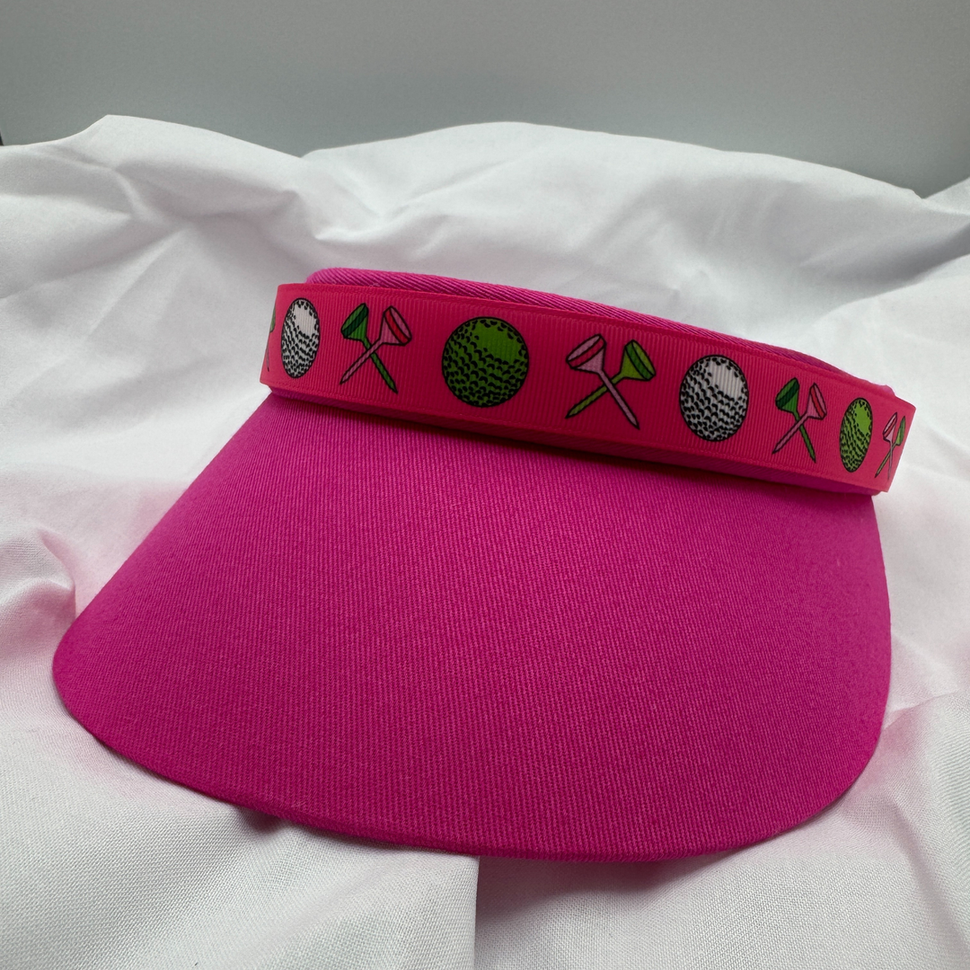 Tee off Pink Interchangeable Visor Band