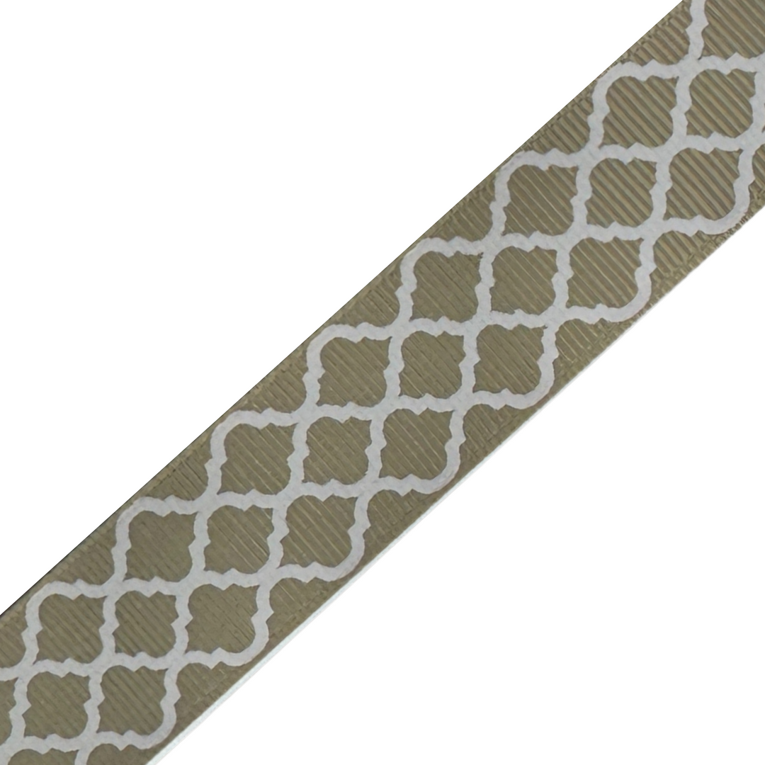 Moroccan Tile Khaki Interchangeable Visor Band