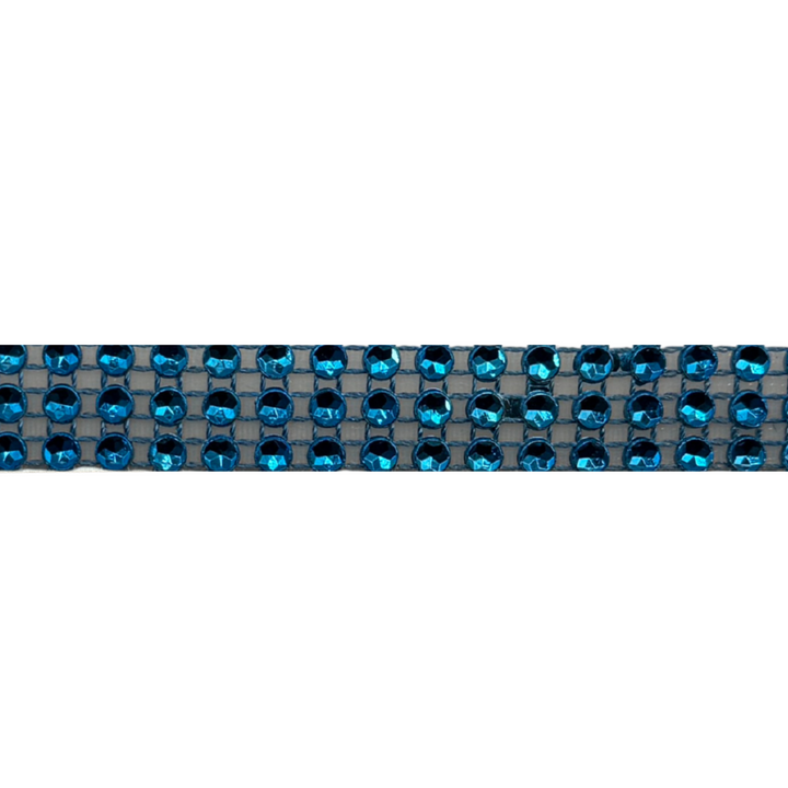 Crystal Bling Skinny Deep Blue Interchangeable Visor Band