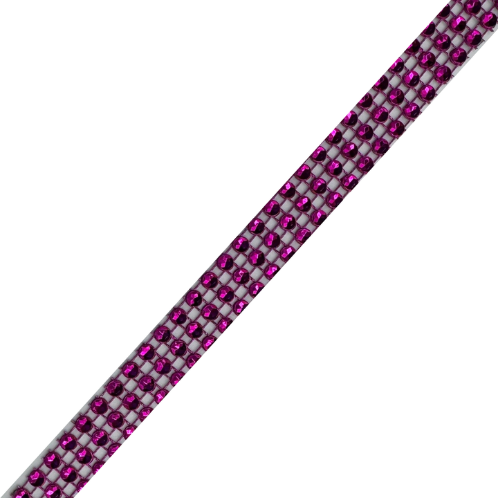 Crystal Bling Skinny Purple Interchangeable Visor Band