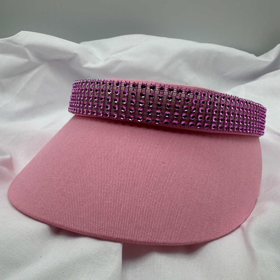 Crystal Pink Interchangeable Visor Band