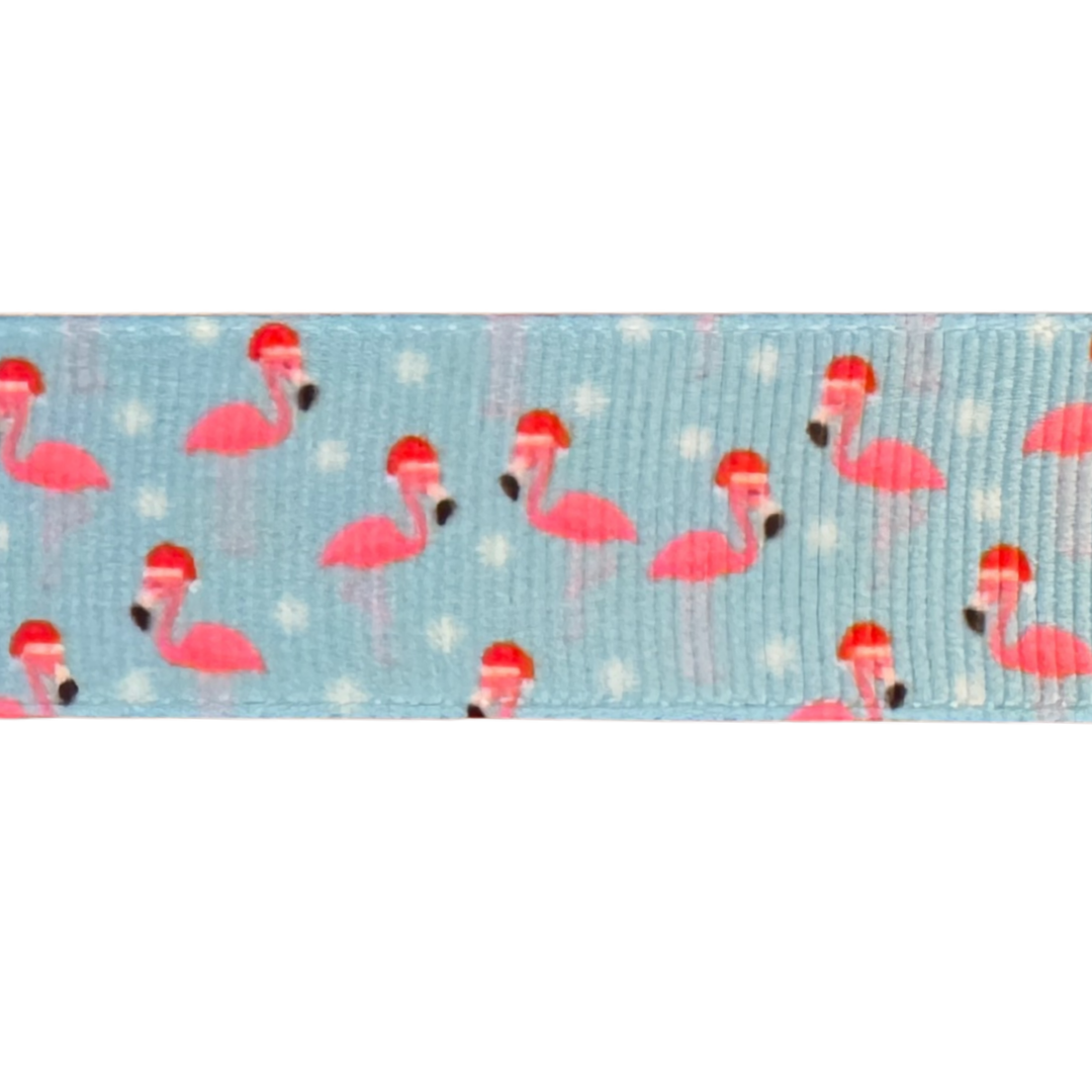 Holly Jolly Flamingos Interchangeable Visor Band