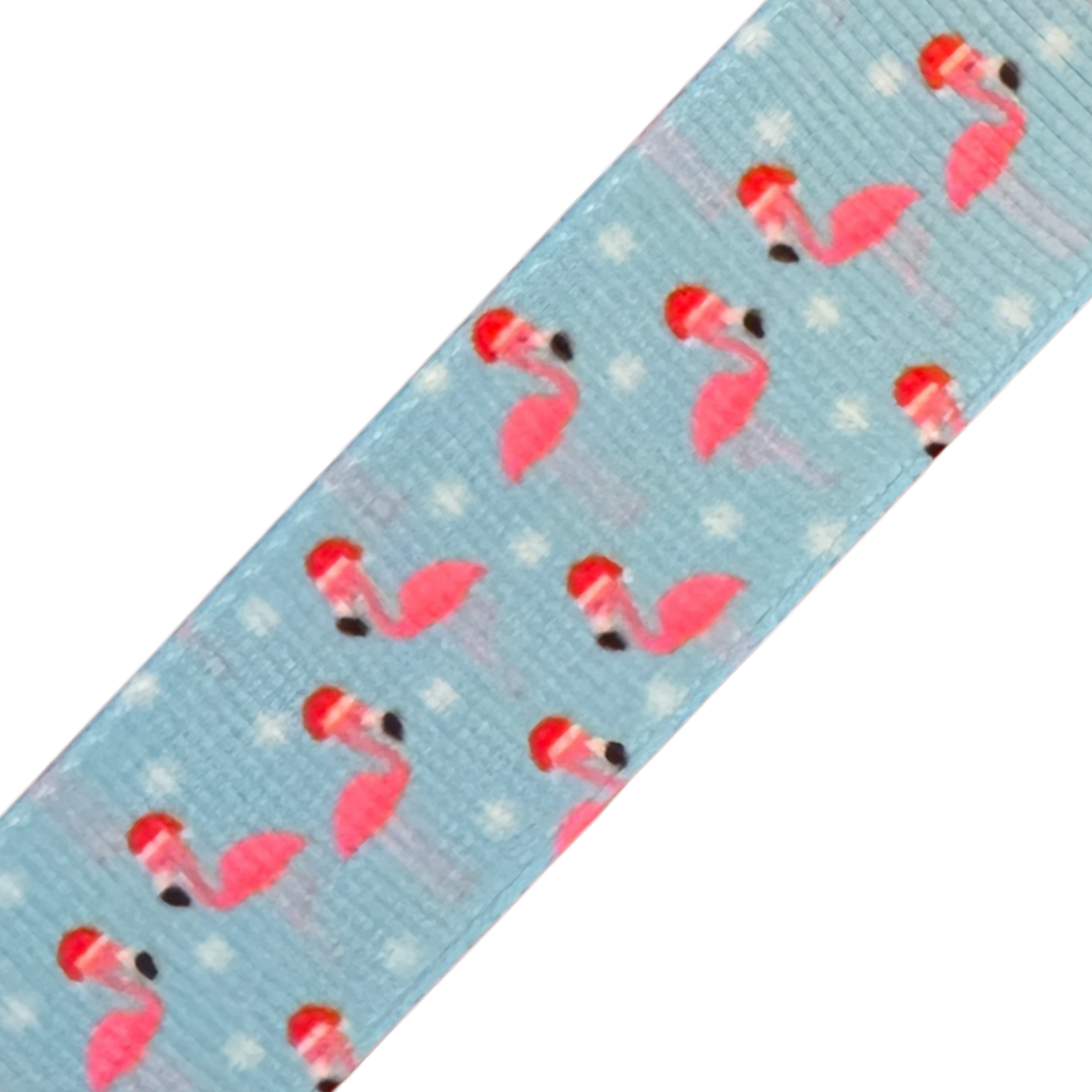 Holly Jolly Flamingos Interchangeable Visor Band