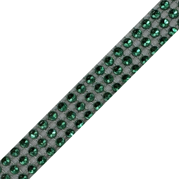 Emerald Skinny Crystal Bling Interchangeable Visor Band