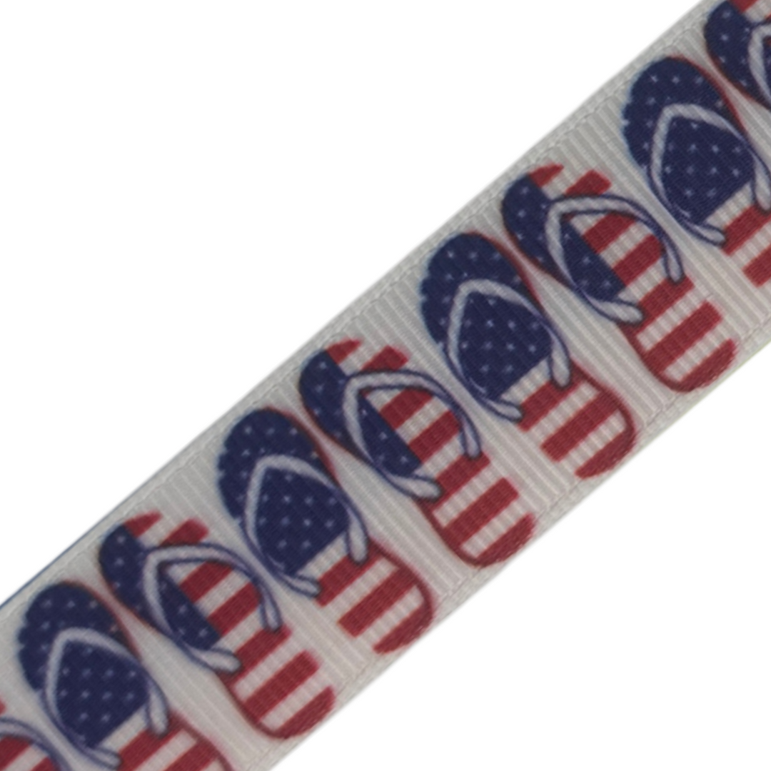 Patriotic Flip Flops Interchangeable Visor Band