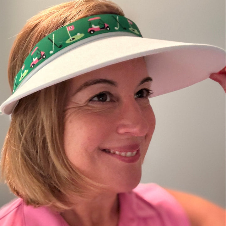 Pretty in Pink Carts Interchangeable Visor Band