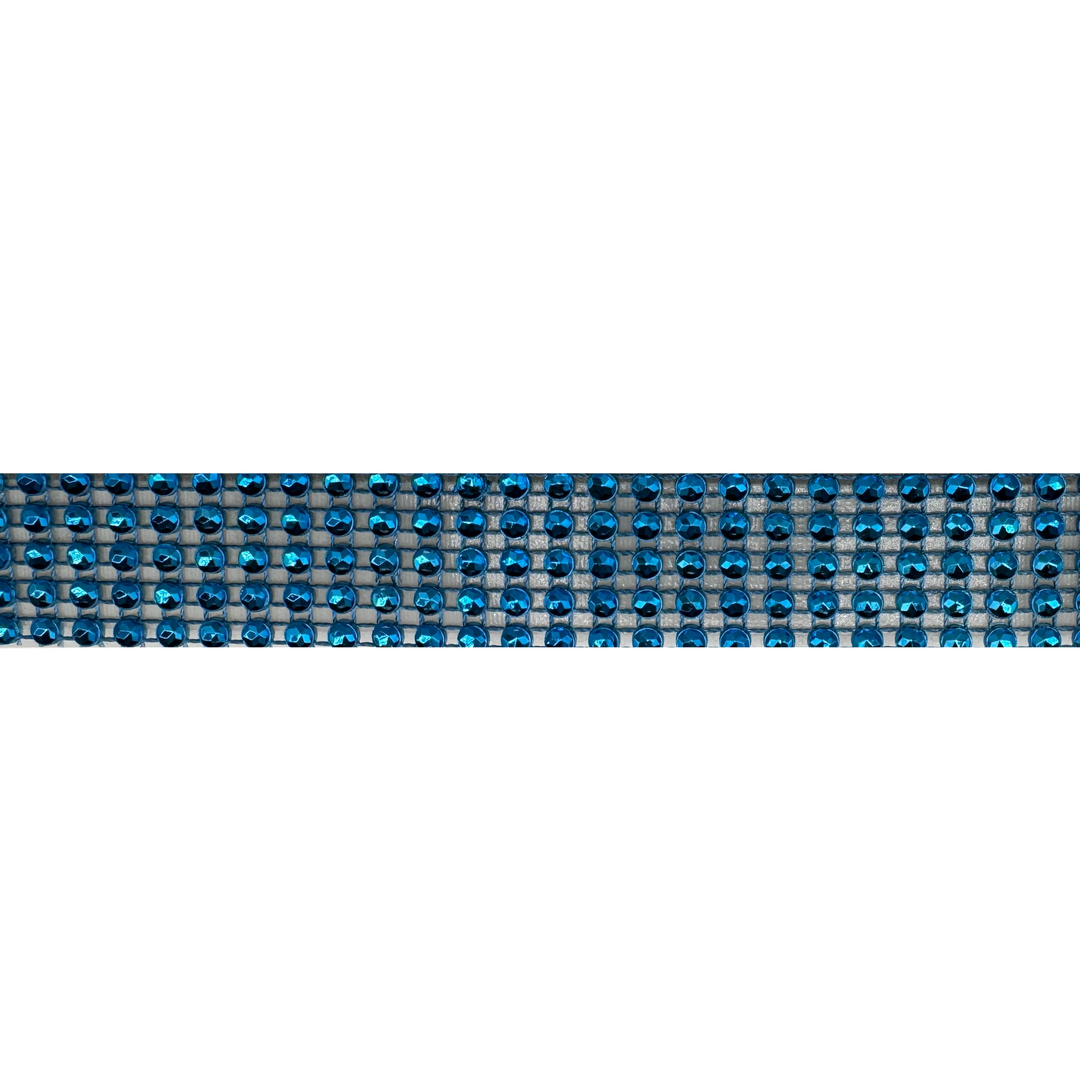 Crystal Bling Deep Blue Interchangeable Visor Band