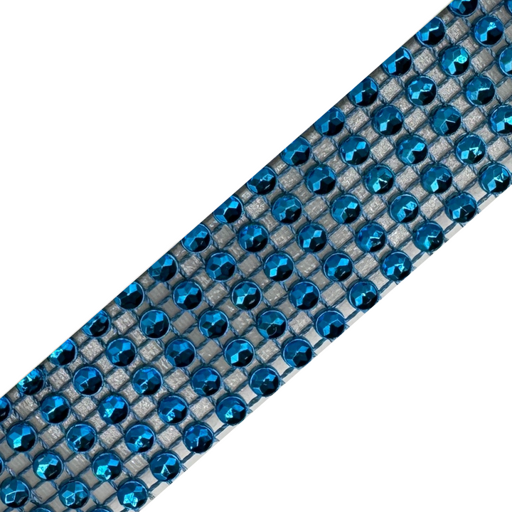 Crystal Bling Deep Blue Interchangeable Visor Band