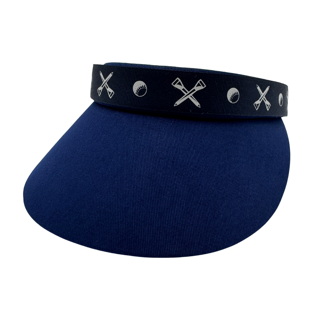 Ace the Look Navy  Interchangeable Visor Band