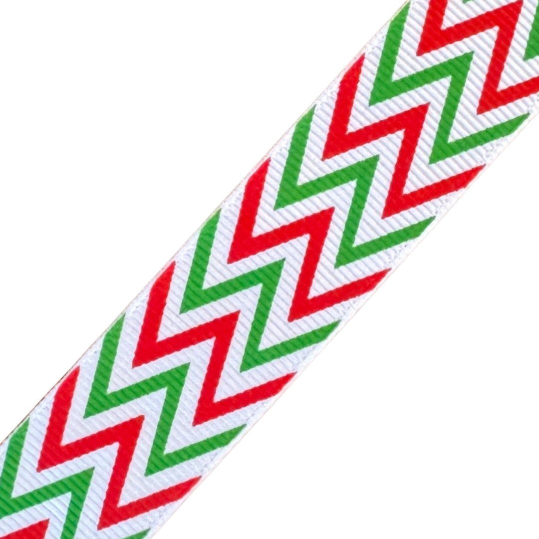 Holiday Chevron Cheer Interchangeable Visor Band
