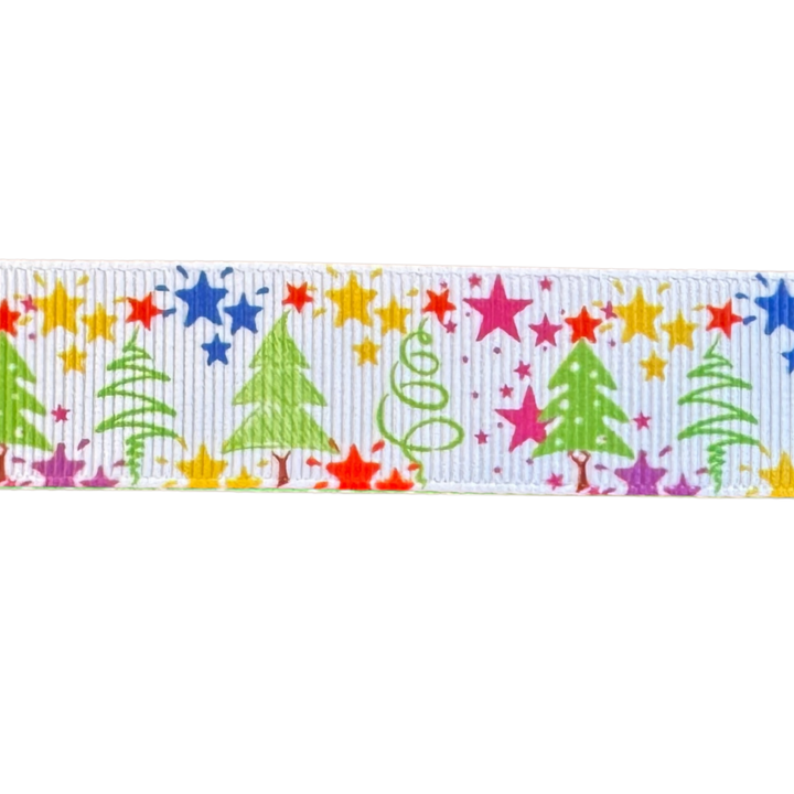 Funky Festive Trees Interchangeable Visor Band