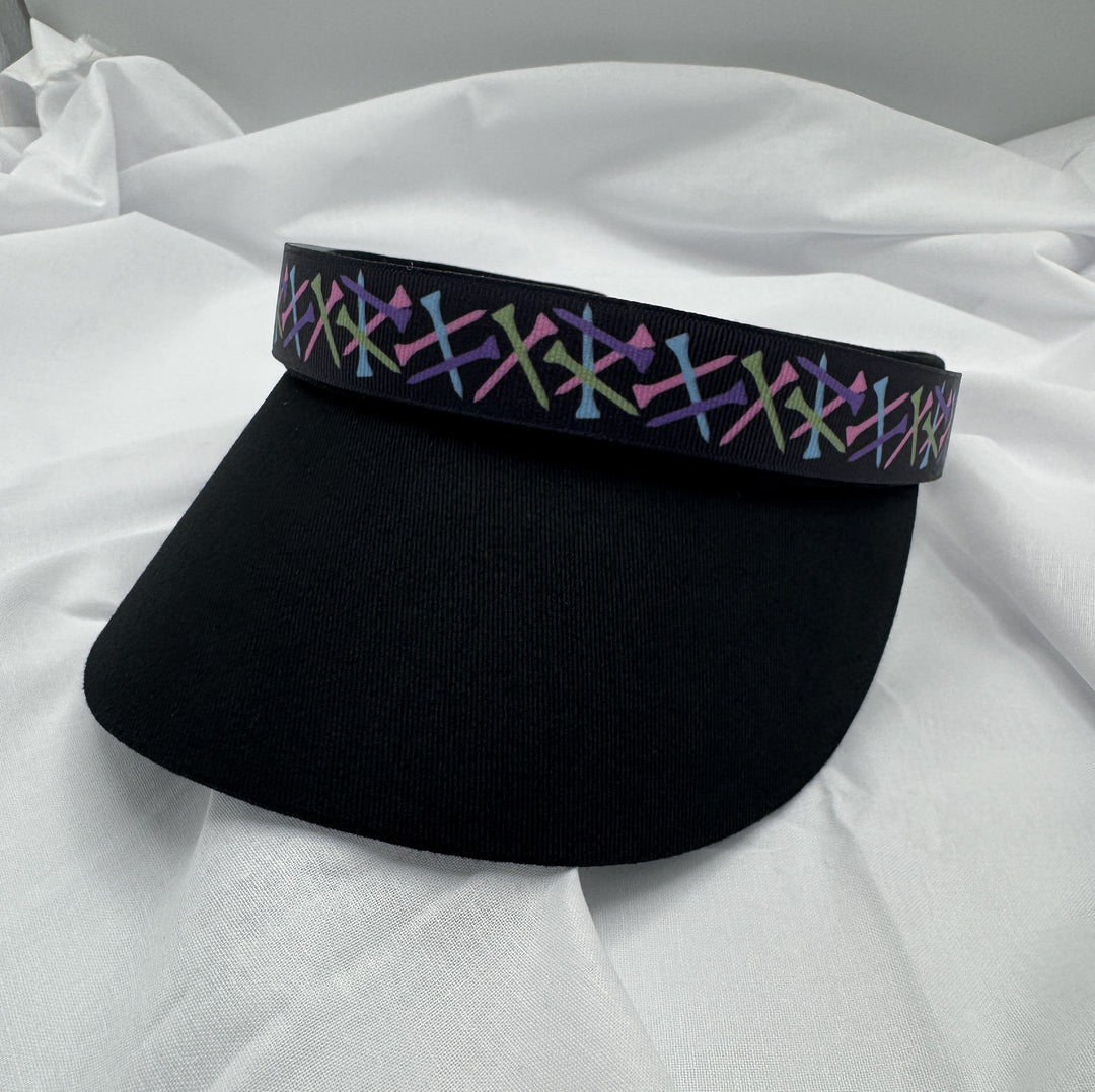 Tee'd Up  Black  Interchangeable Visor Band
