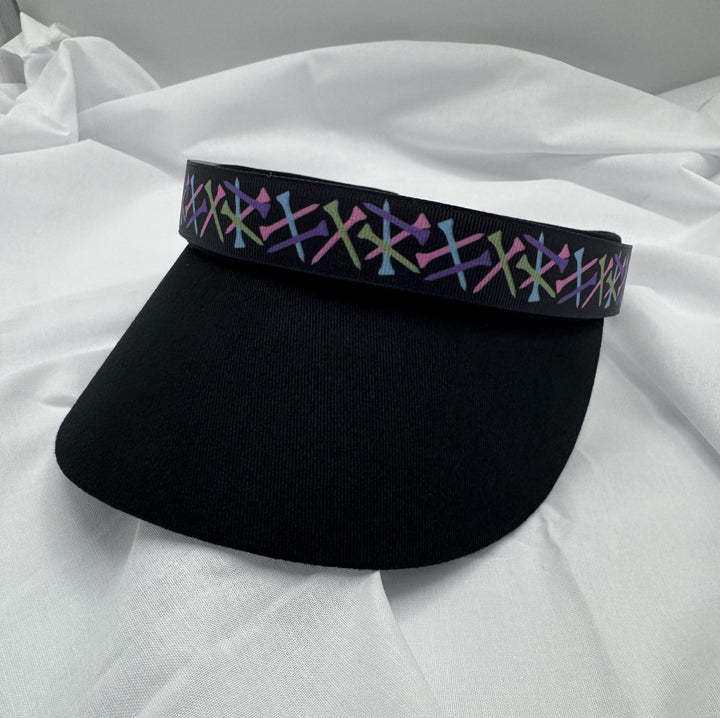 Tee'd Up  Black  Interchangeable Visor Band