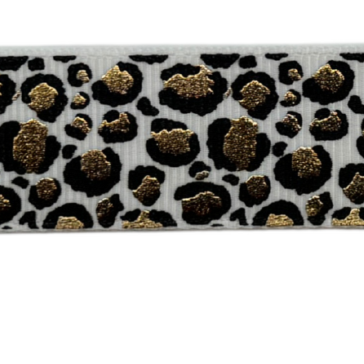 Metallic Leopard Interchangeable Visor Band