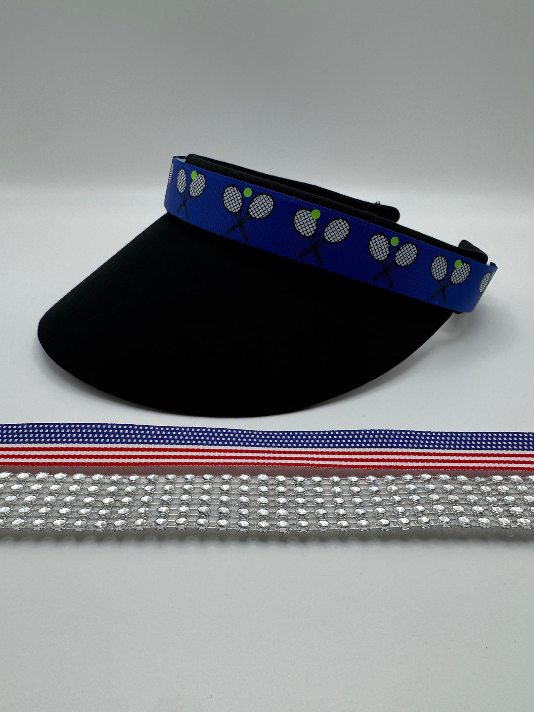 Ladies' Tennis Visor Starter Bundle (2 Visors + 4 Interchangeable Bands)