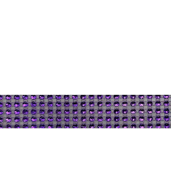 Purple Crystal Bling Interchangeable Visor Band