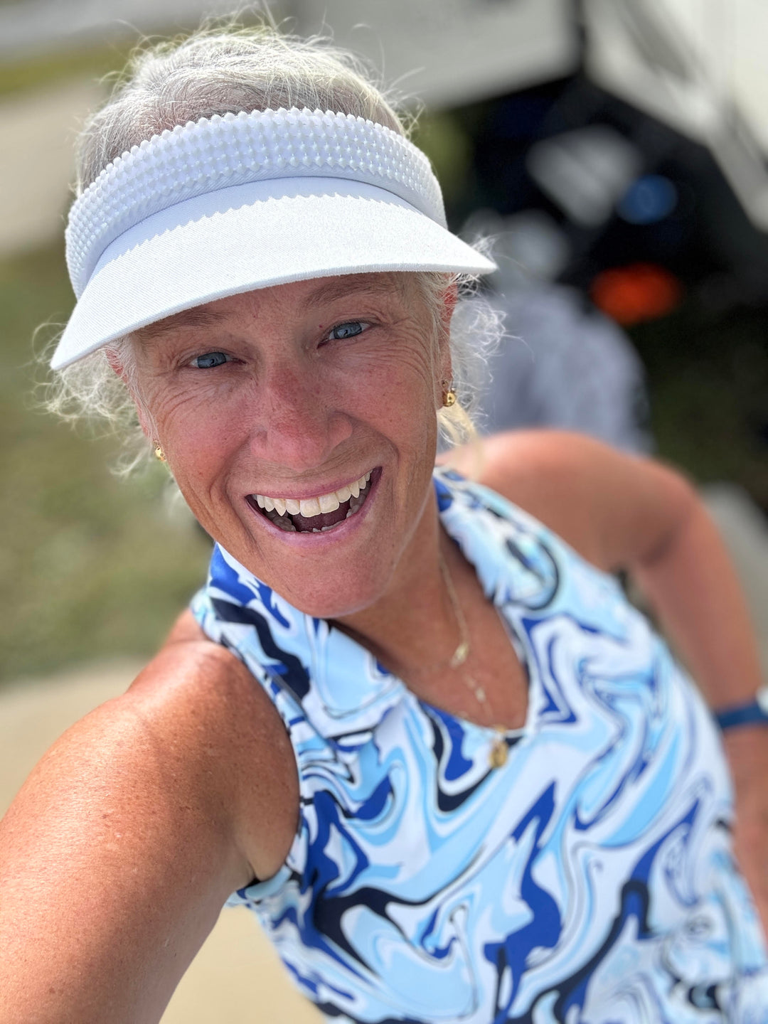 Ladies' Crystal Bling Visor Starter Bundle (2 Visors +4 Interchangeable Bands)