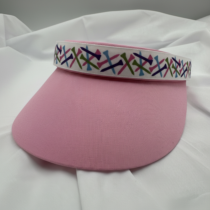 Pink visor with improved lighting