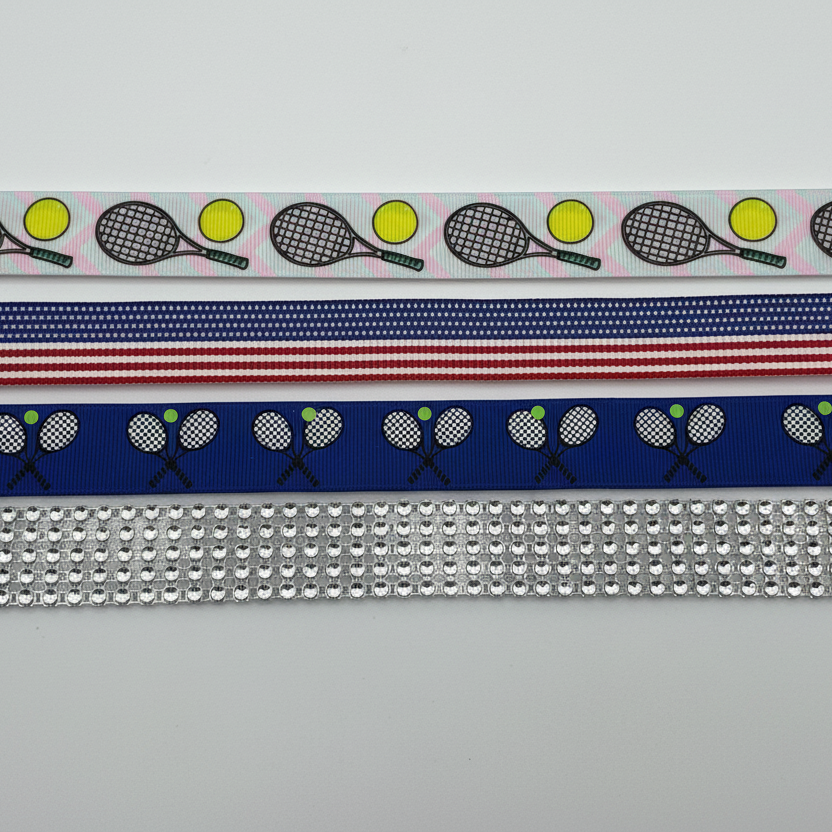 Tennis bands with corrected lighting