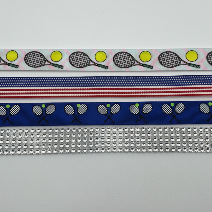 Tennis bands with corrected lighting